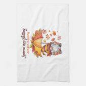 Blätter fallen Herbstaufruf Classic T-Shirt. Geschirrtuch (Vertikal)