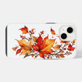 Blätter fallen iPhone hülle (Rückseite (Horizontal))