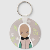 Blätter fallen schlüsselanhänger (Vorderseite)