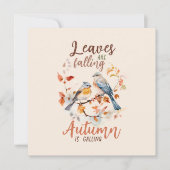 Blätter fallen - Whimsical Fall Birds & Foliage (Vorderseite)