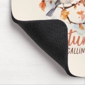 Blätter fallen - Whimsical Fall Birds & Foliage Mousepad (Ecke)