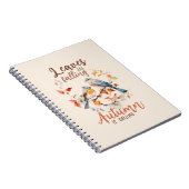 Blätter fallen - Whimsical Fall Birds & Foliage Notizblock (Rechte Seite)