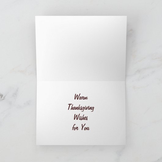 Blätter Feiertagskarte (Innenseite)