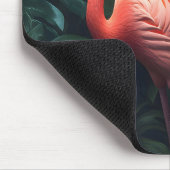 Blätter Flamingo und Dschungel Mousepad (Ecke)