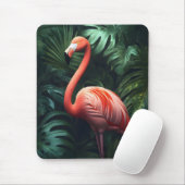 Blätter Flamingo und Dschungel Mousepad (Mit Mouse)