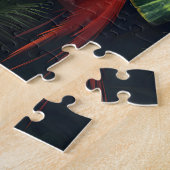 Blätter Flamingo und Dschungel Puzzle (Seite)