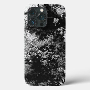 Blätter Foliage Muster Natur Schwarz-weiß Case-Mate iPhone Hülle