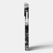 Blätter Foliage Muster Natur Schwarz-weiß Case-Mate iPhone Hülle (Rückseite / Links)