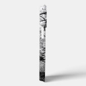 Blätter Foliage Muster Natur Schwarz-weiß Case-Mate iPhone Hülle (Rückseite / Rechts)