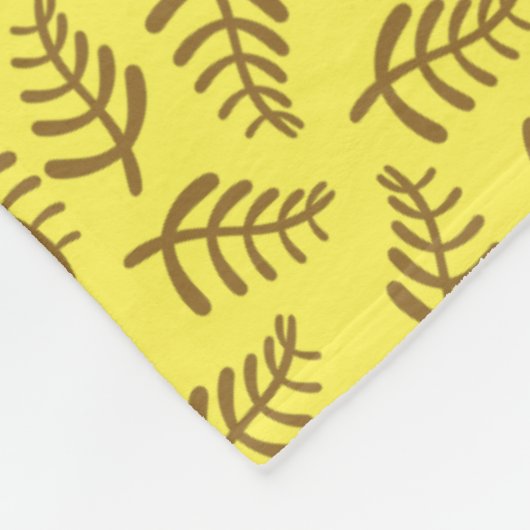 Blätter & Folien Fleecedecke (Ecke)