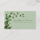 Blätter Foto Blütengrün Eukalyptus Visitenkarte (Vorderseite)