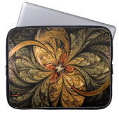 Blätter Fraktal Art Laptopschutzhülle (Vorderseite)