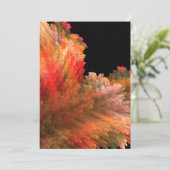 Blätter Fraktal Art Note Card (Stehend Vorderseite)