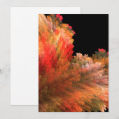 Blätter Fraktal Art Note Card (Vorne/Hinten)