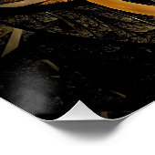 Blätter Fraktal Art Poster (Ecke)