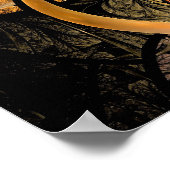 Blätter Fraktal Art Poster (Ecke)