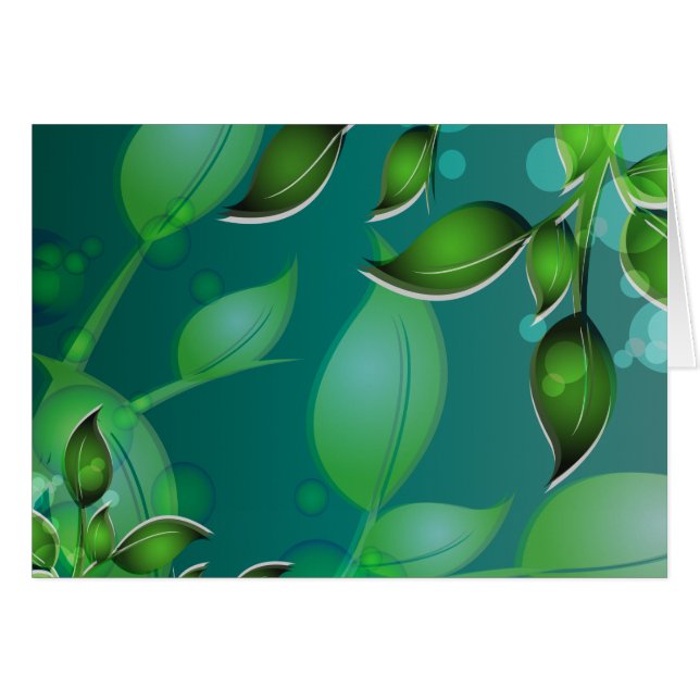 Blätter "Fresh Garden" (Vorderseite (Horizontal))