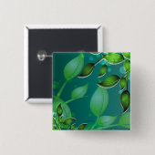 Blätter "Fresh Garden" Button (Vorne & Hinten)