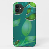 Blätter "Fresh Garden" Case-Mate iPhone Hülle (Rückseite)
