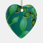 Blätter "Fresh Garden" Keramikornament (Rechts)