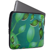 Blätter "Fresh Garden" Laptopschutzhülle (Vorne Rechts)