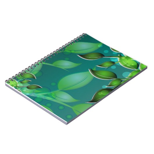 Blätter "Fresh Garden" Notizblock (Linke Seite)