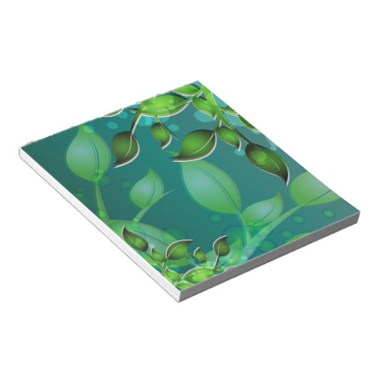 Blätter "Fresh Garden" Notizblock (angewinkelt)