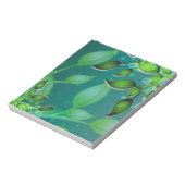 Blätter "Fresh Garden" Notizblock (Rotiert)