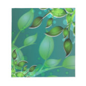 Blätter "Fresh Garden" Notizblock (Vorderseite)