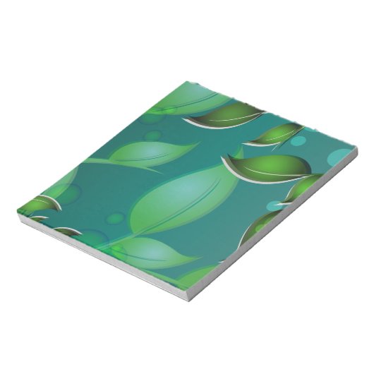 Blätter "Fresh Garden" Notizblock (Rotiert)