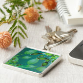 Blätter "Fresh Garden" Schlüsselanhänger (Seite)