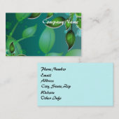 Blätter "Fresh Garden" Visitenkarte (Vorne/Hinten)