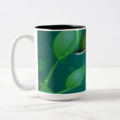 Blätter "Fresh Garden" Zweifarbige Tasse (Links)