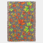 Blätter für Ahorn-Blätter in Rot-Orange Decke (Vorderseite Vertikal)