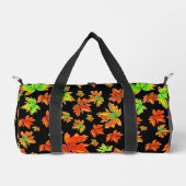 Blätter für Ahorn-Blätter in Rot-Orange Duffle Bag (Vorderseite)