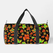 Blätter für Ahorn-Blätter in Rot-Orange Duffle Bag (Rückseite)