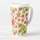 Blätter für Ahorn-Blätter in Rot-Orange Milchtasse (Rechte Ecke)