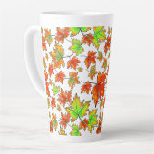 Blätter für Ahorn-Blätter in Rot-Orange Milchtasse (Linke Ecke)