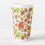 Blätter für Ahorn-Blätter in Rot-Orange Milchtasse (Vorderseite)