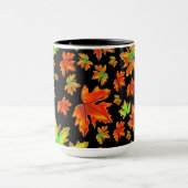 Blätter für Ahorn-Blätter in Rot-Orange Tasse (Zentrum)