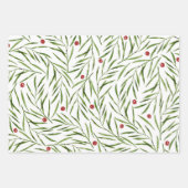 Blätter für Aquarellbilder und Berries Winter (Vorderseite 2)