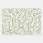 Blätter für Aquarellbilder und Berries Winter (Vorderseite)