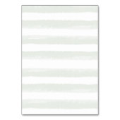 Blätter für Aquarellbilder und rosa Blume Tischnummer (Rückseite)