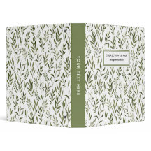Blätter für Aquarellen Muster Personalisiert