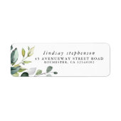 Blätter für Aquarellen und Eukalyptus (Vorne)