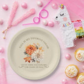 Blätter für Aquarellfarben fallen Herbstkurse an Pappteller (Party)