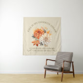 Blätter für Aquarellfarben fallen Herbstkurse an Wandteppich (Beispiel)