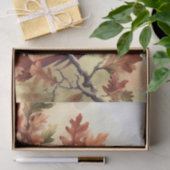 Blätter für Aquarellfarben Kardinal und Herbstkorb Seidenpapier (Geschenk)