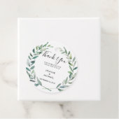 Blätter für Aquarelloliven Vielen Dank Geschenkanhänger (Beispiel)