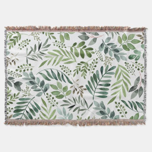 Blätter für Aquarellpflanzen Decke (Vorderseite)